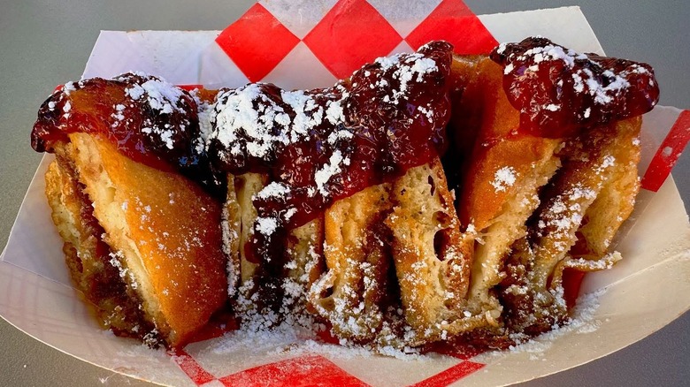 Deep-Fried Peanut Butter and Jelly Sandwich