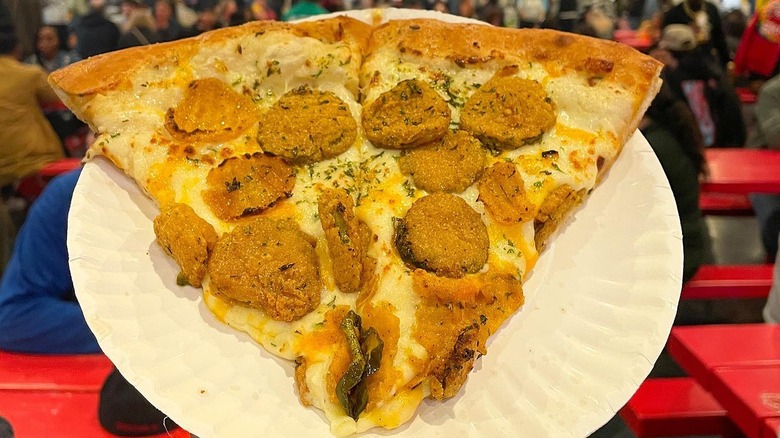 Deep-Fried Pickle Pizza