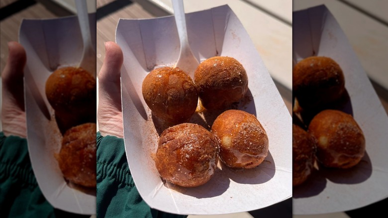 Fried balls of butter