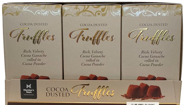 Three boxes of truffles