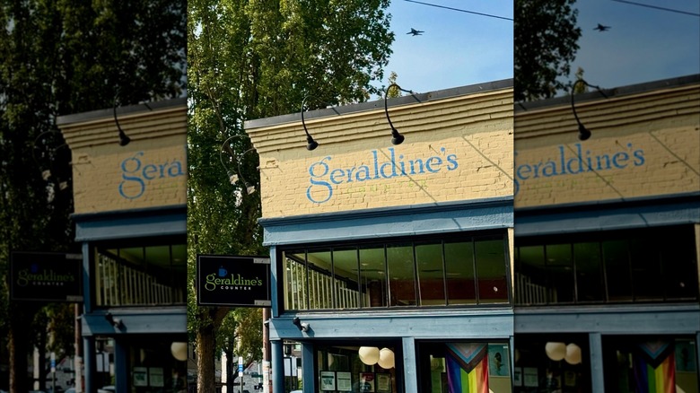 The exterior of Geraldine's Counter diner, Seattle