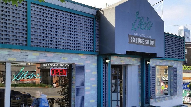 The exterior of Glo's coffee shop and diner, Seattle