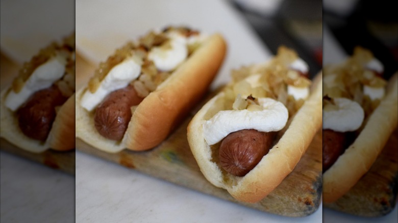 two Seattle dogs from Matt's Hot Dogs