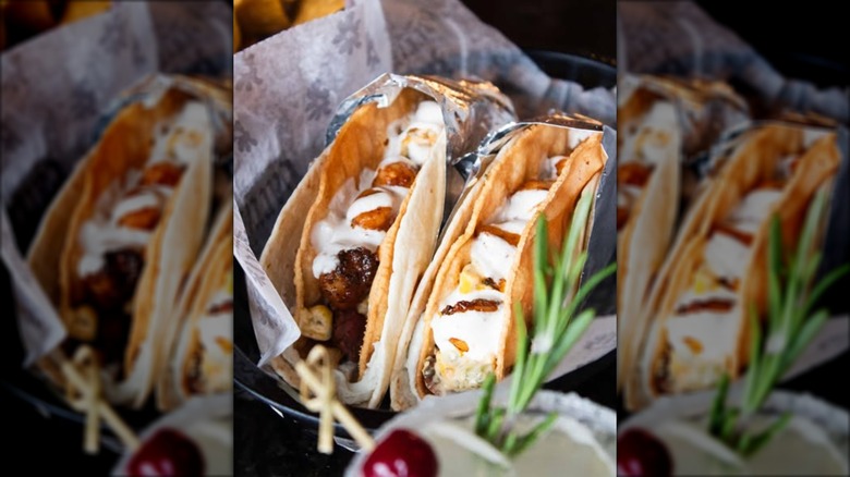Barrio Tacos + Tequila + Whisky tacos