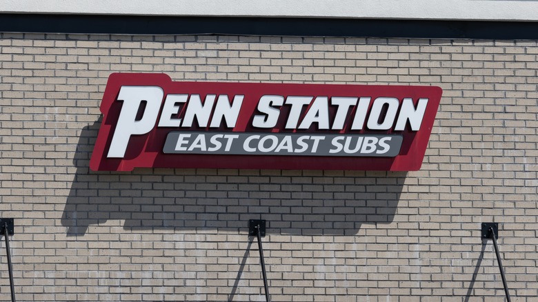 Penn Station East Coast Subs Sign