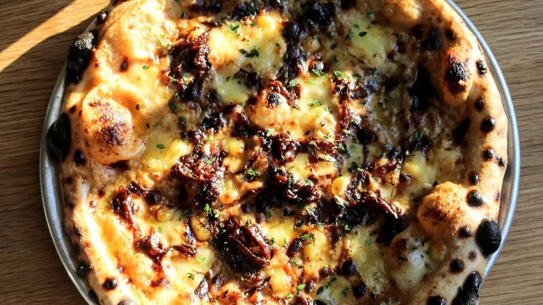 Pizza from Swyft on a plate