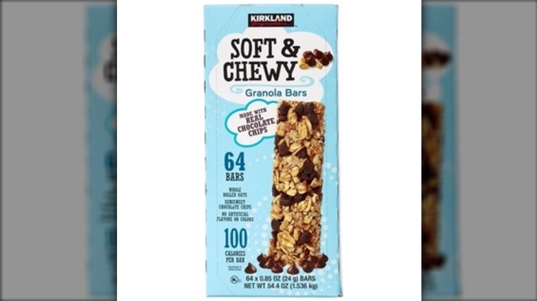 Costco Kirkland Signature soft & chewy chocolate chip granola bars