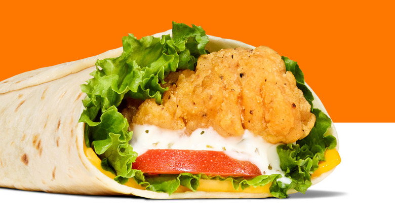 The Whataburger big ranch wrap with chicken