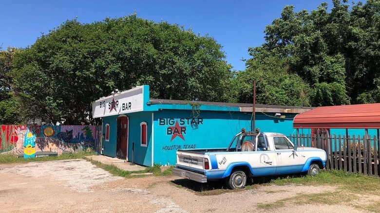 Classic truck at Big Star Bar in Houston
