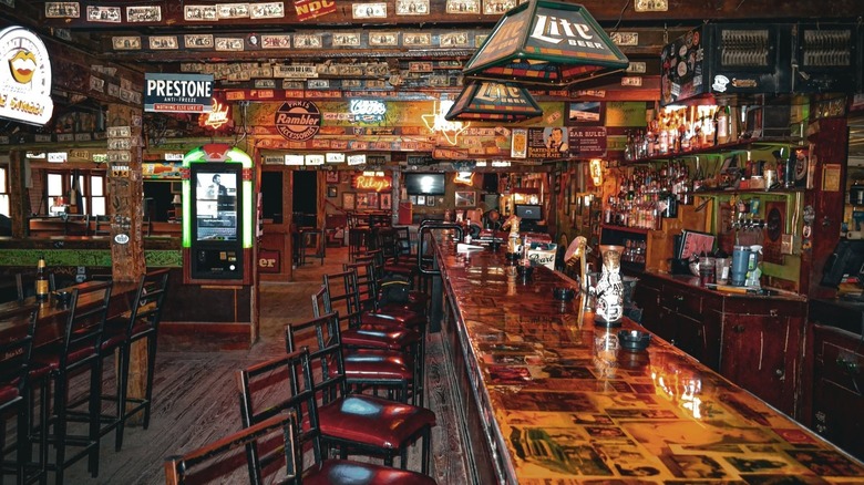 Riley's Tavern dive bar in New Braunfels, Texas