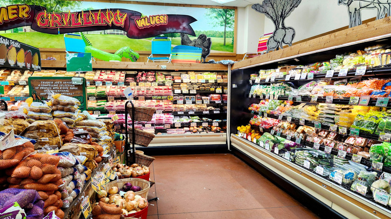 Produce section at Trader Joe's