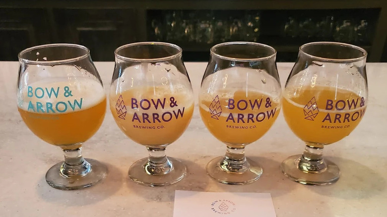 bow and arrow beer flight
