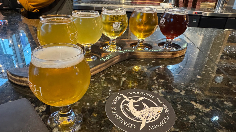 ghostfish brewing company flight