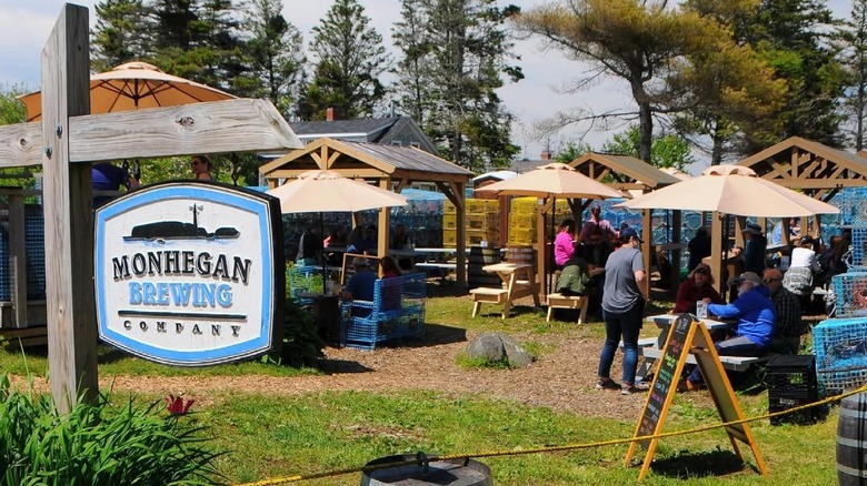 monhegan brewing company exterior