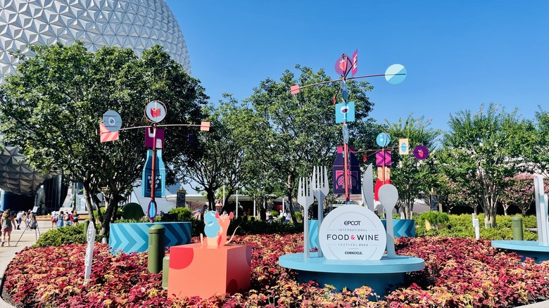 Epcot Food and Wine entrance