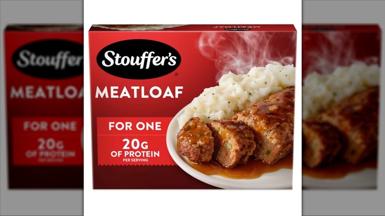 Box of Stouffer's classic meatloaf for one