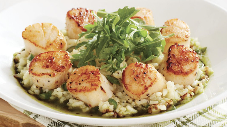 Scallops at Houlihan's restaurant