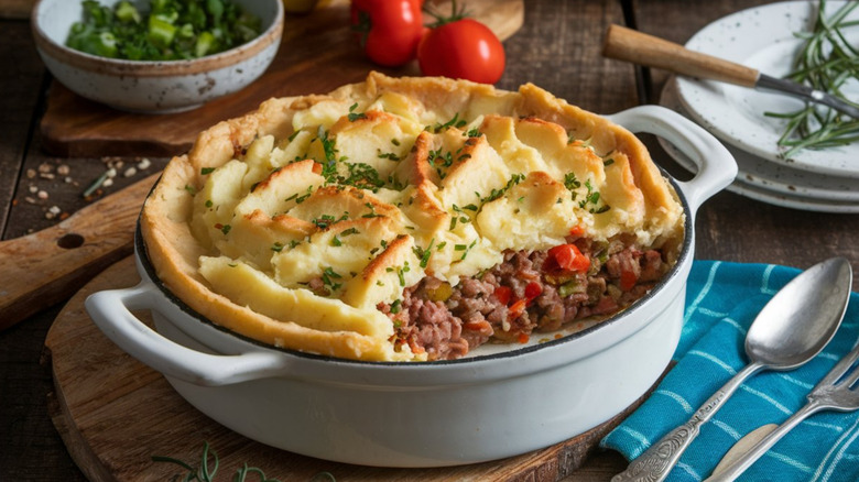 homemade cottage pie