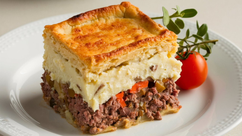 a slice of shepherd's pie