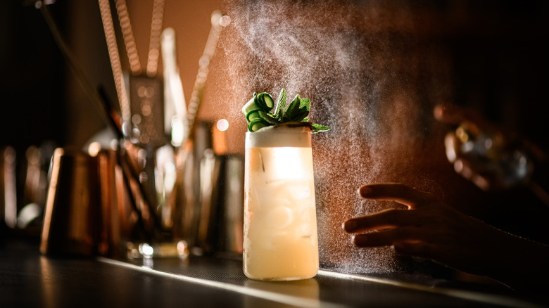 hero shot of a cocktail