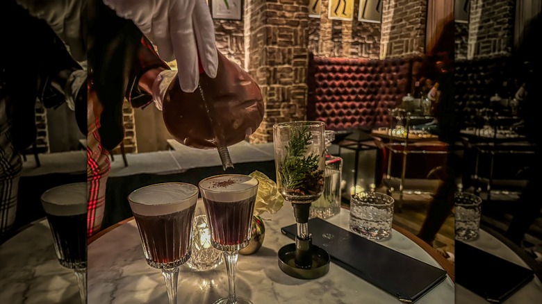 the irish coffee experience at rosevale cocktail room