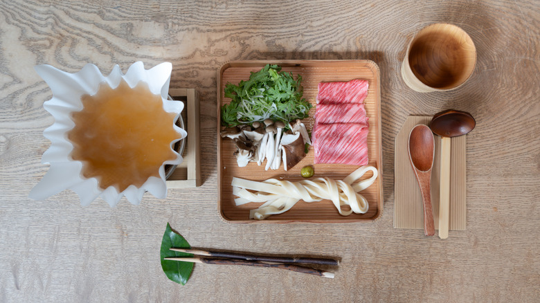 tableside udon at The Gallery by Odo