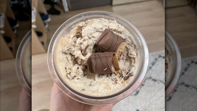 CREAMi with ice cream and candy