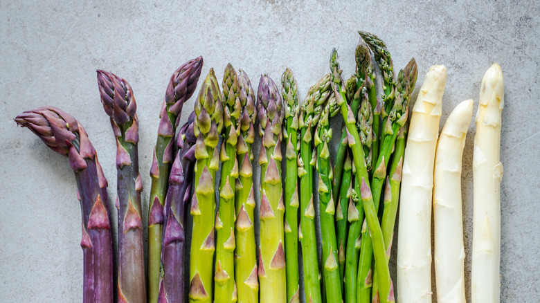 colorful asparagus