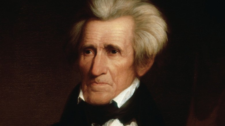 painting of President Andrew Jackson