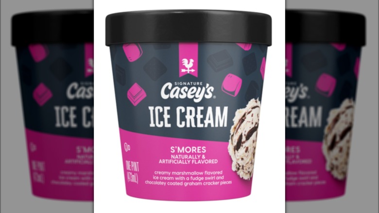 A pint of Casey's S'mores ice cream
