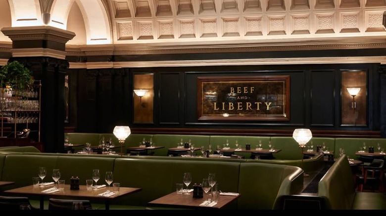 The Hawksmoor dining room