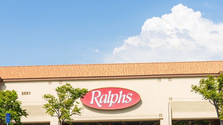 A Ralphs sign on a building