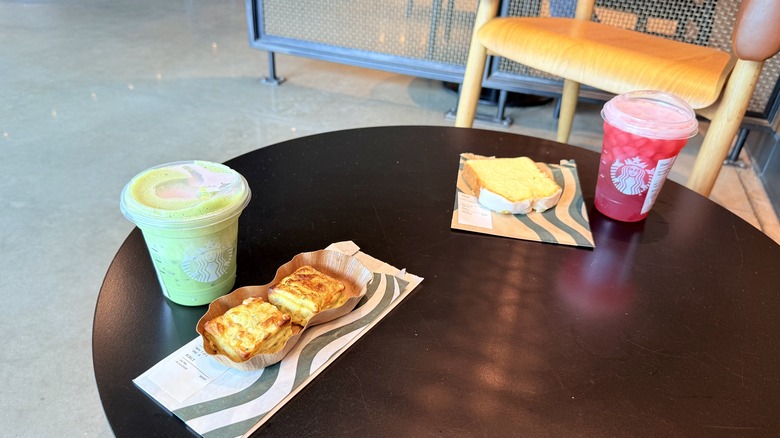 Two pairings on table