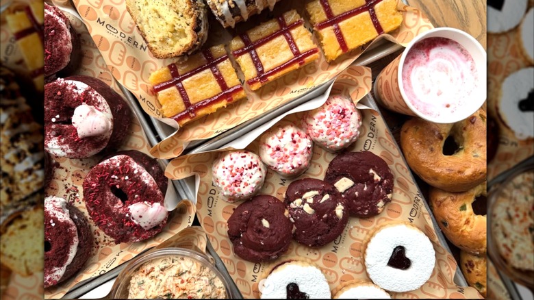 aerial view of a collection of gluten-free baked goods