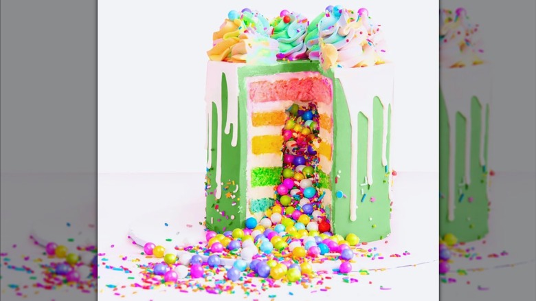 elborate custom made gluten-free cake