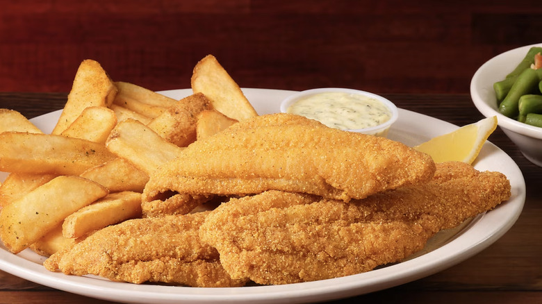 3-Piece Catfish meal with fries