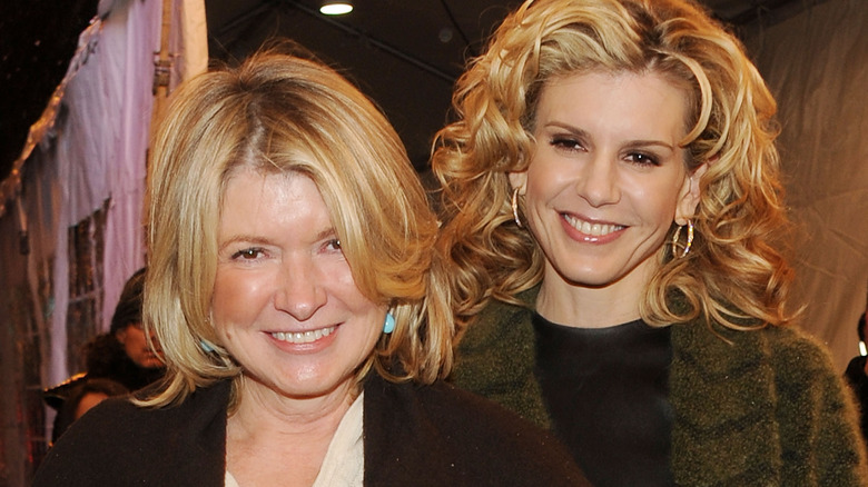Close up fo Martha Stewart and Alexis Stewart