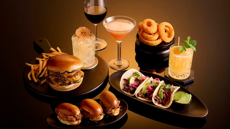 Morton's The Steakhouse Power Hour food and drink items