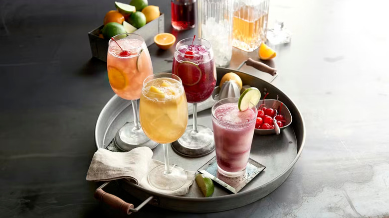 Happy hour drinks at Saltgrass Steakhouse