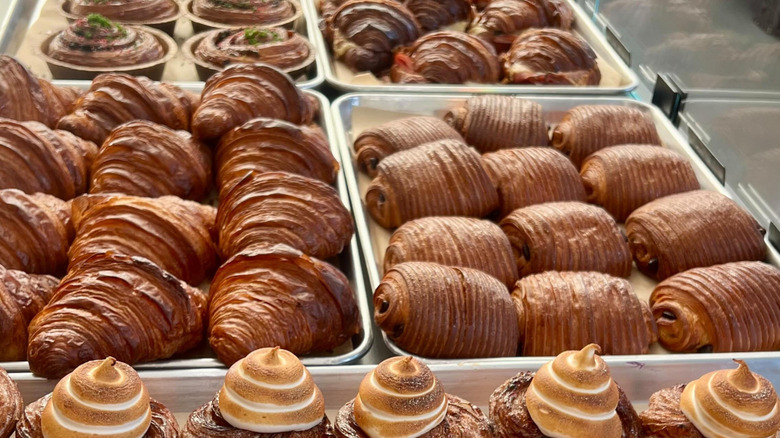 trays of pastries at 61hundred bread
