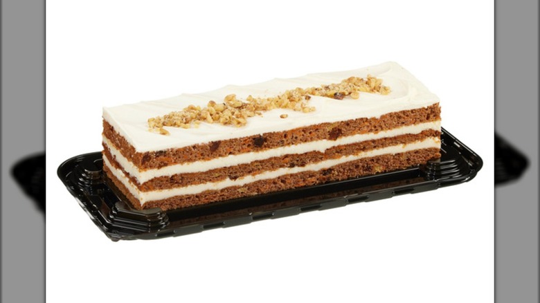 Carrot Cake bar with a white background