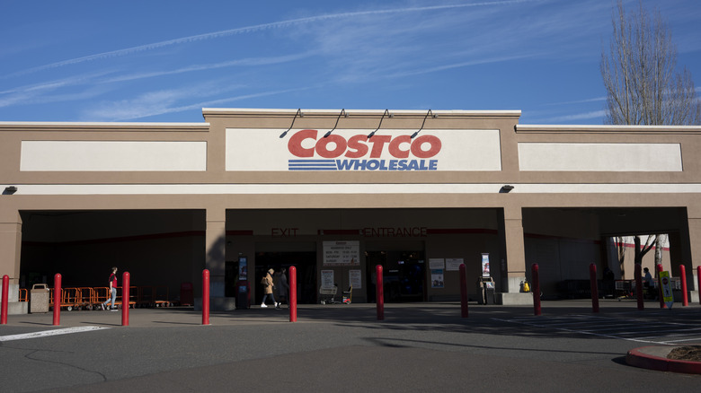 Front view of a Costco Wholesale store