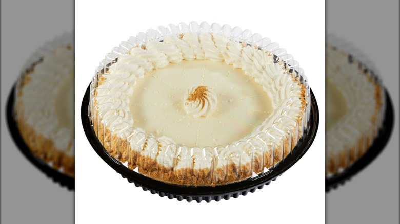 Full key lime pie in packaging
