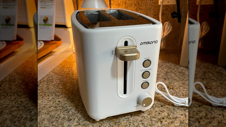 New Ambiano toaster on countertop