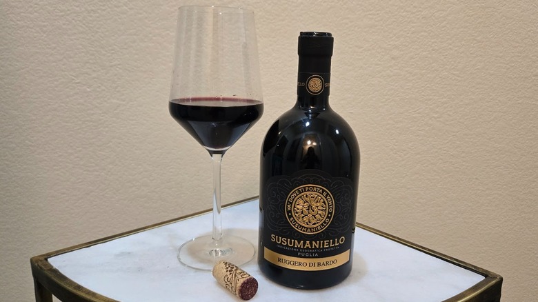 Ruggero di Bardo Susumaniello and glass