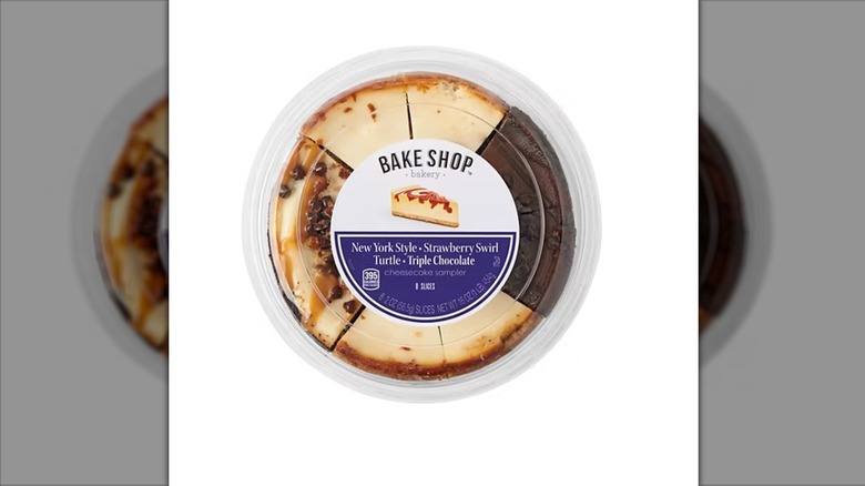 The Bake Shop Cheesecake Sampler on a white background