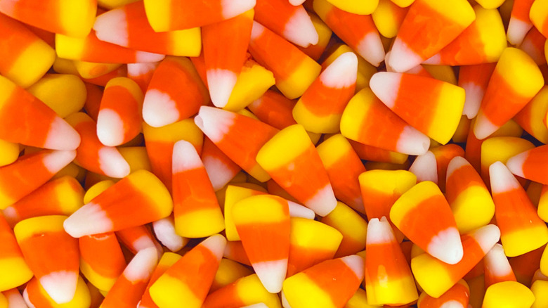 a close-up of candy corn