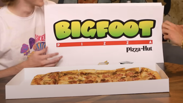 Recreation of Bigfoot pizza from Pizza Hut