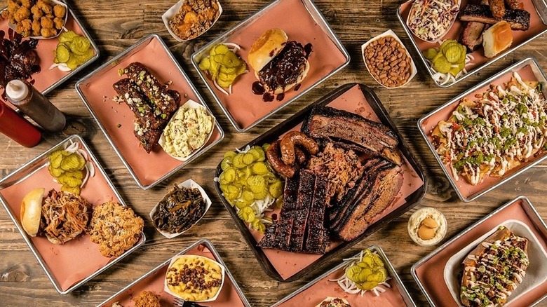 Pecan Lodge barbecue dishes