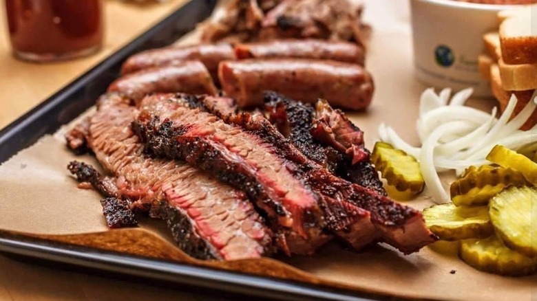 brisket and sausage